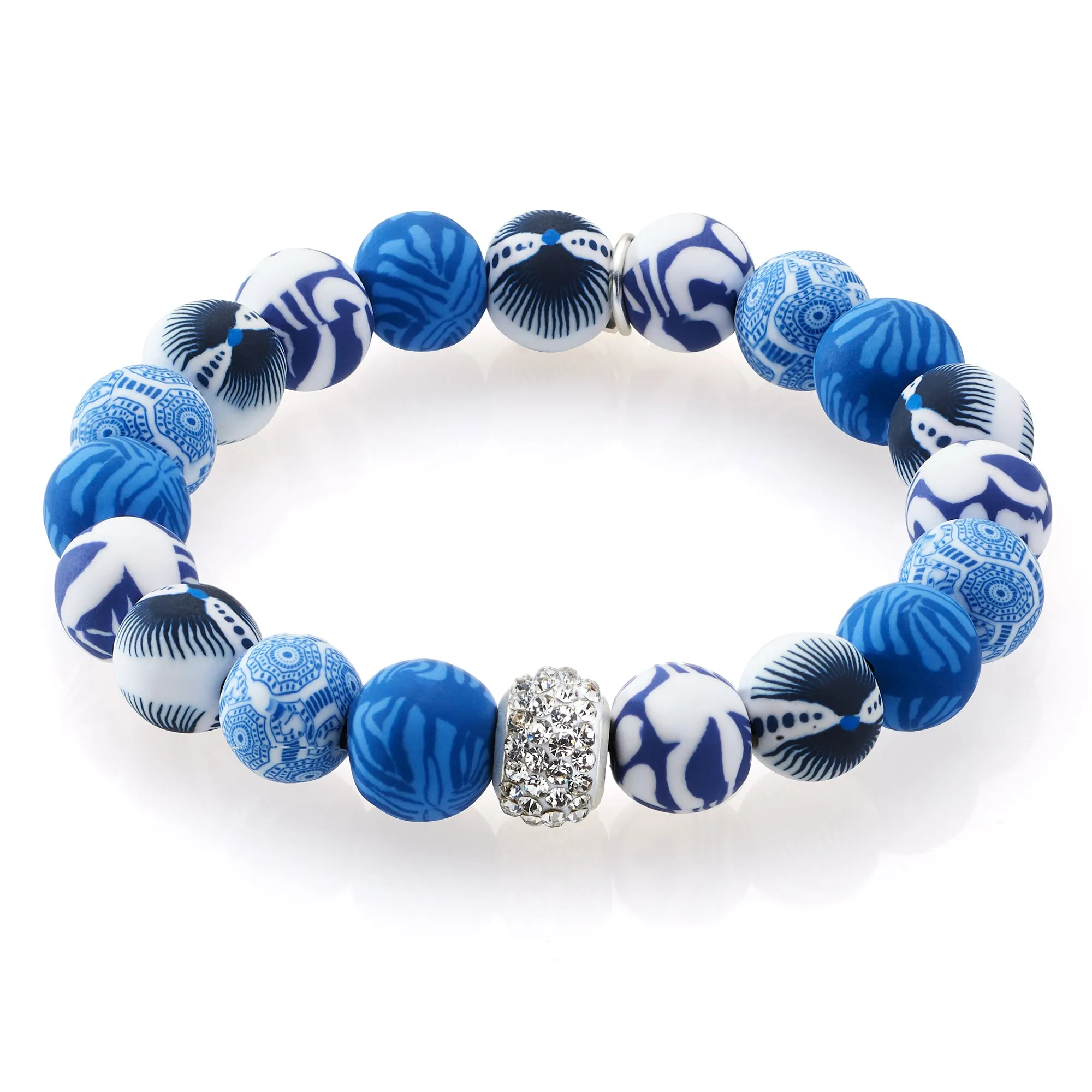 Santorini Crystal Stretch Bracelet