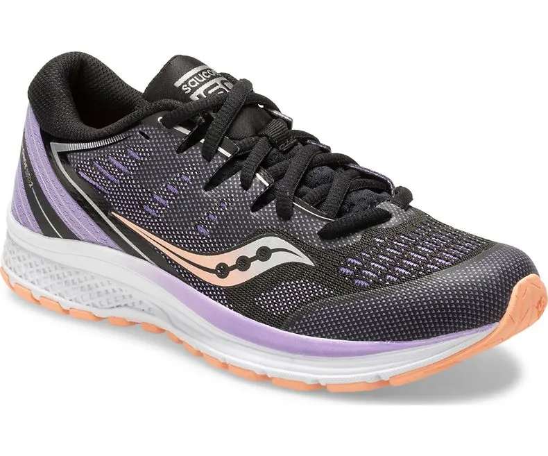 Saucony Black/Purple Guide ISO 2 Children's/Youth Sneaker