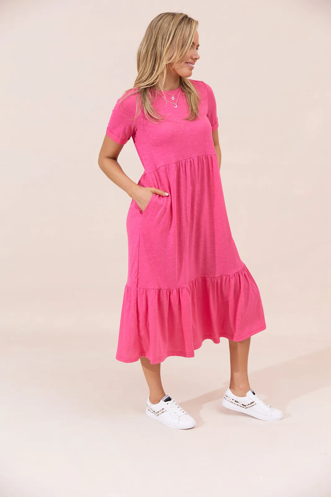 Sienna Dress - Pink - Seconds