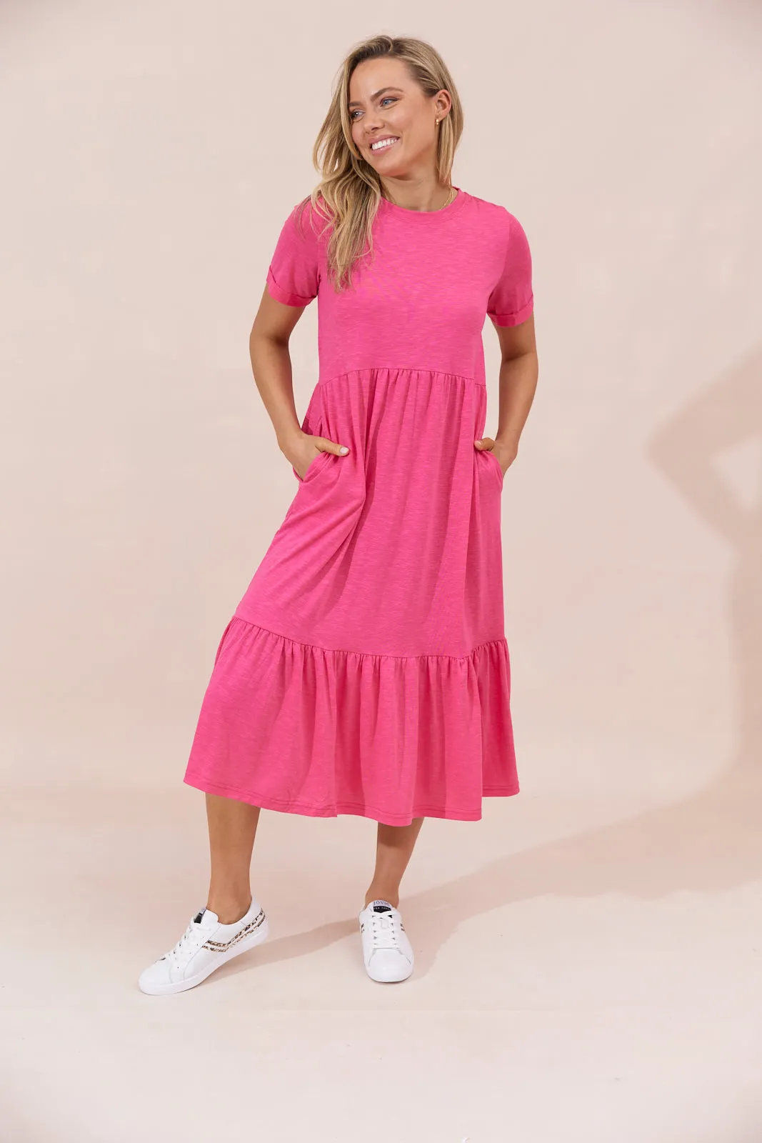 Sienna Dress - Pink - Seconds