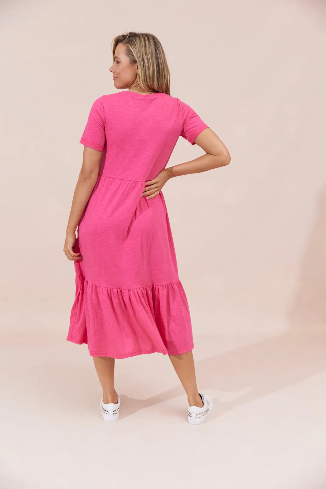 Sienna Dress - Pink - Seconds