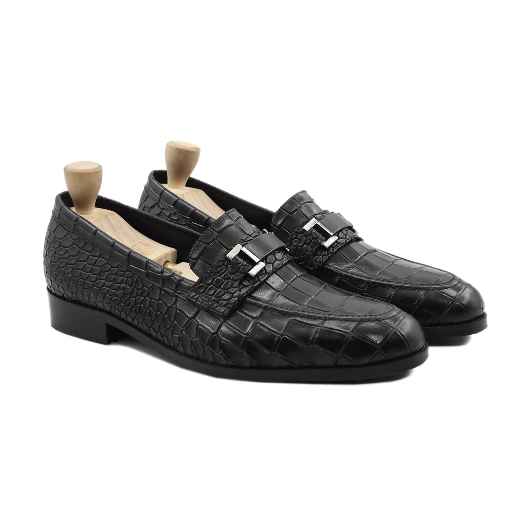 Sintniklaas - Men's Black Calf Leather Loafer