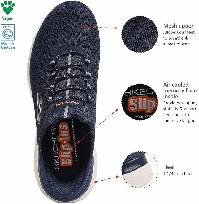 Skechers Men's Summits High Range Hands Free Slip-ins Work Shoe