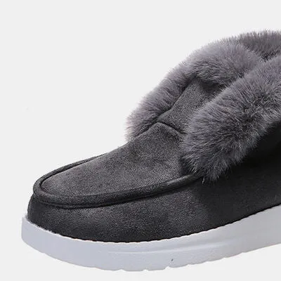 TEEK - Furry Suede Snow Boots