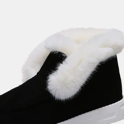 TEEK - Furry Suede Snow Boots