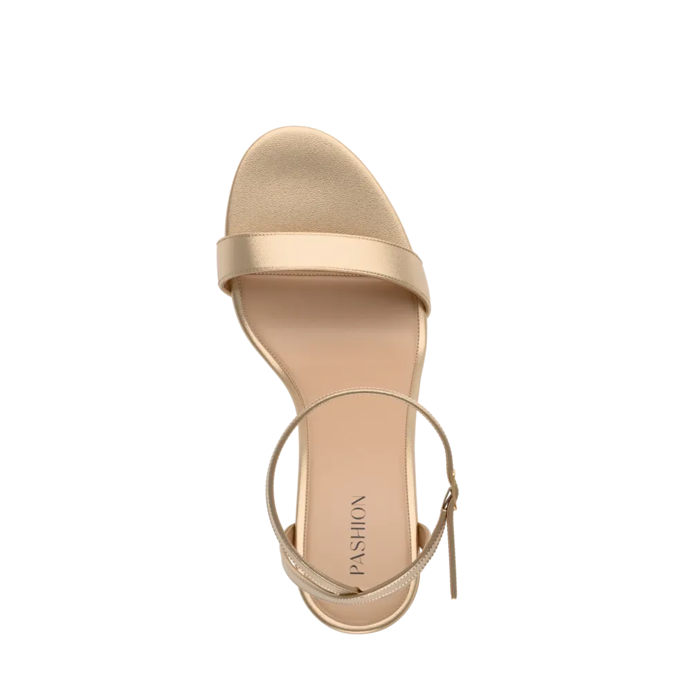 The Brenna - Matte Gold Flat