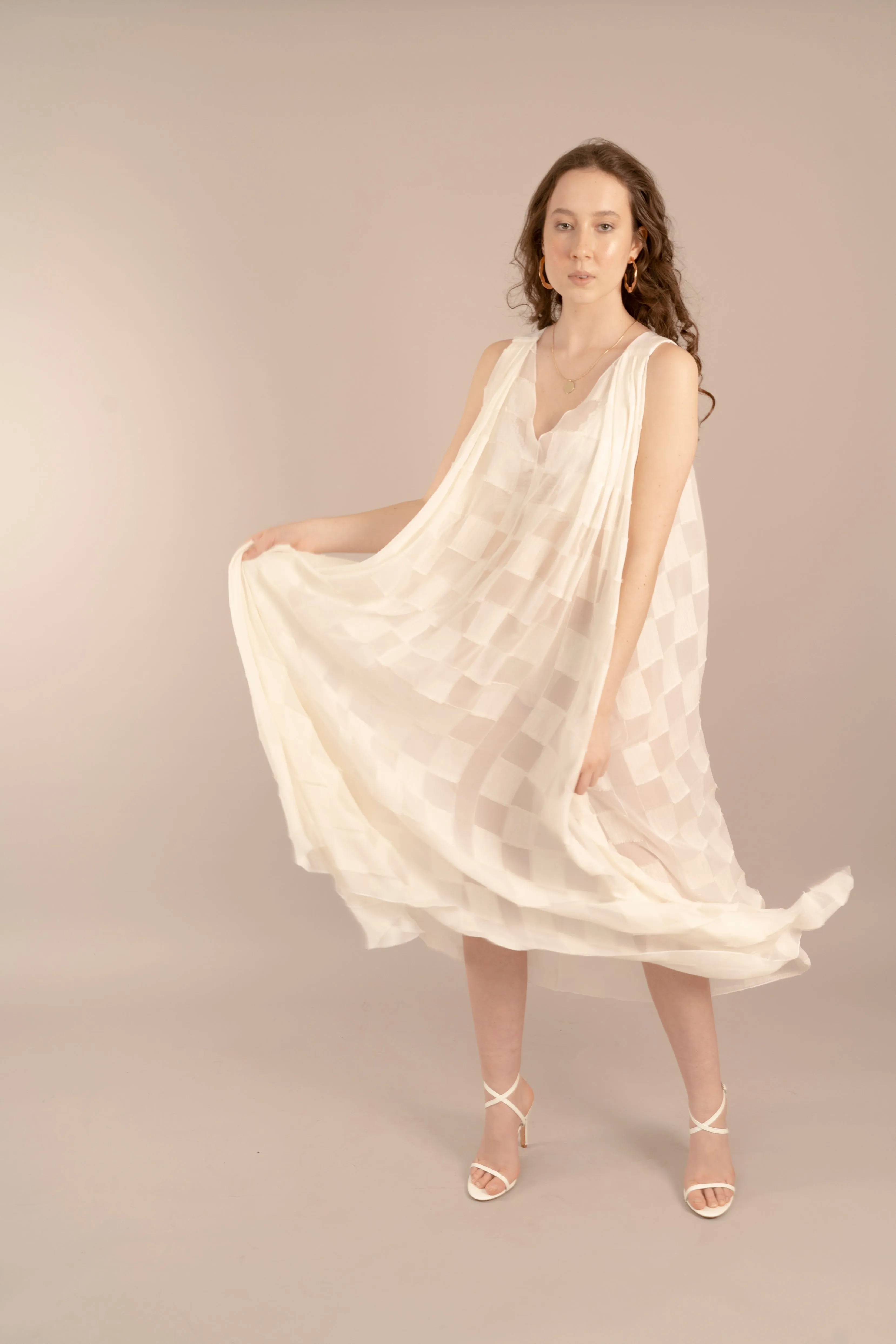 The Quartz Maxi Silk Dress