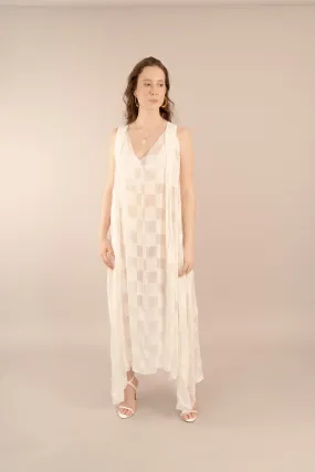 The Quartz Maxi Silk Dress