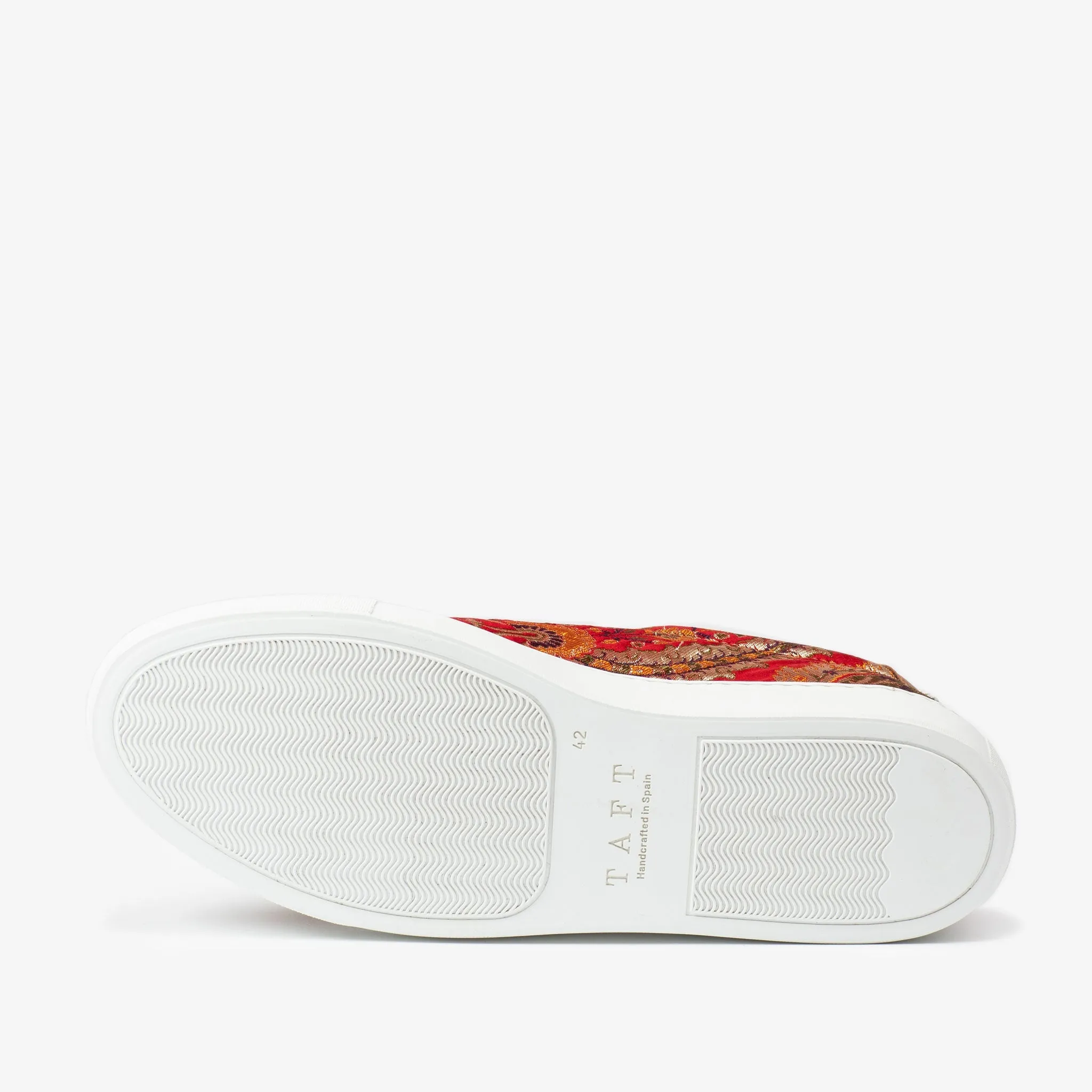 The Sneaker in Red Paisley