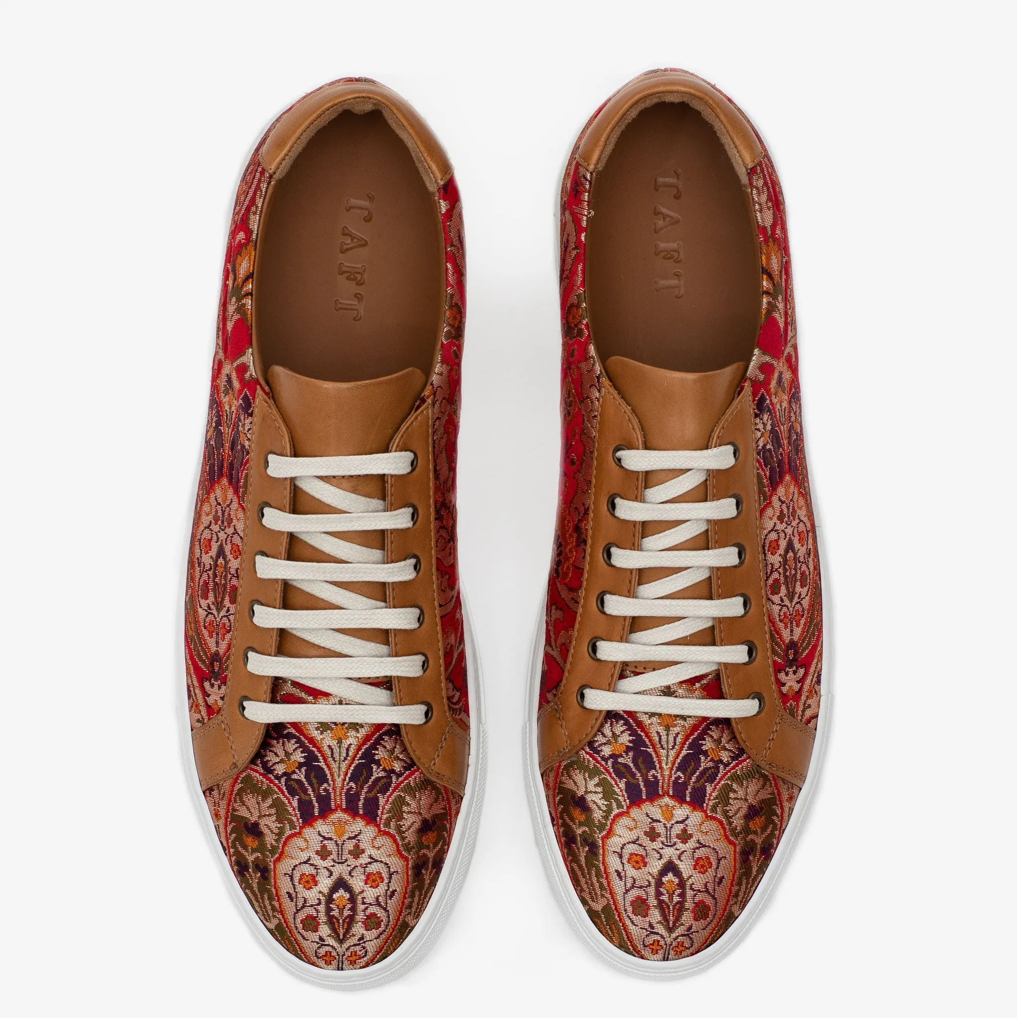 The Sneaker in Red Paisley