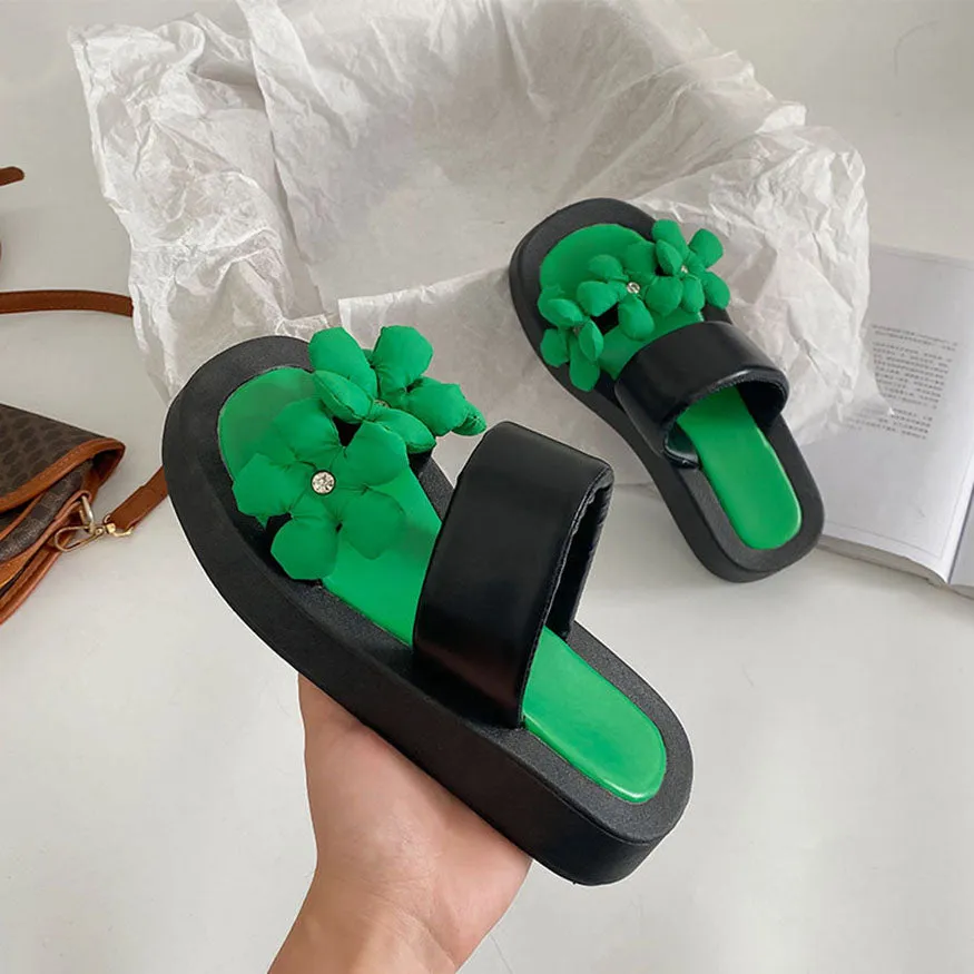 Trendy Flower Sandals