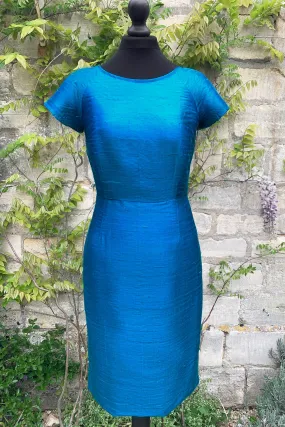 Vera Dress in Kingfisher Blue 8