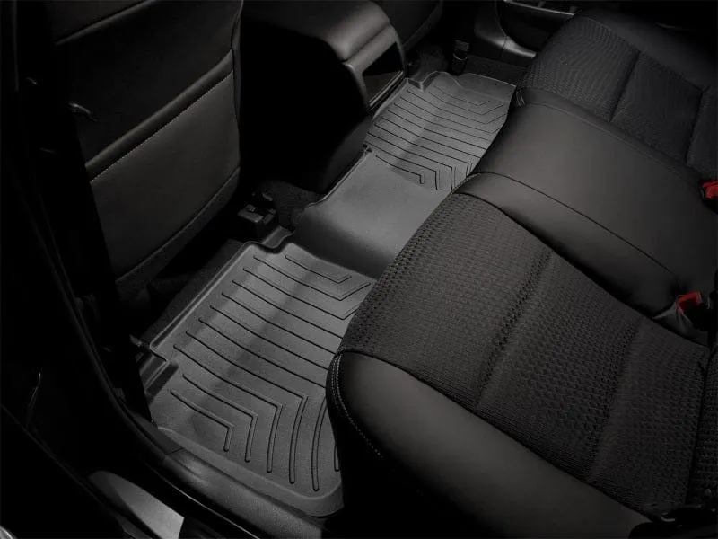 WeatherTech 13  Land Rover Range Rover Evoque Rear FloorLiner w/ 2nd Row Retention - Black