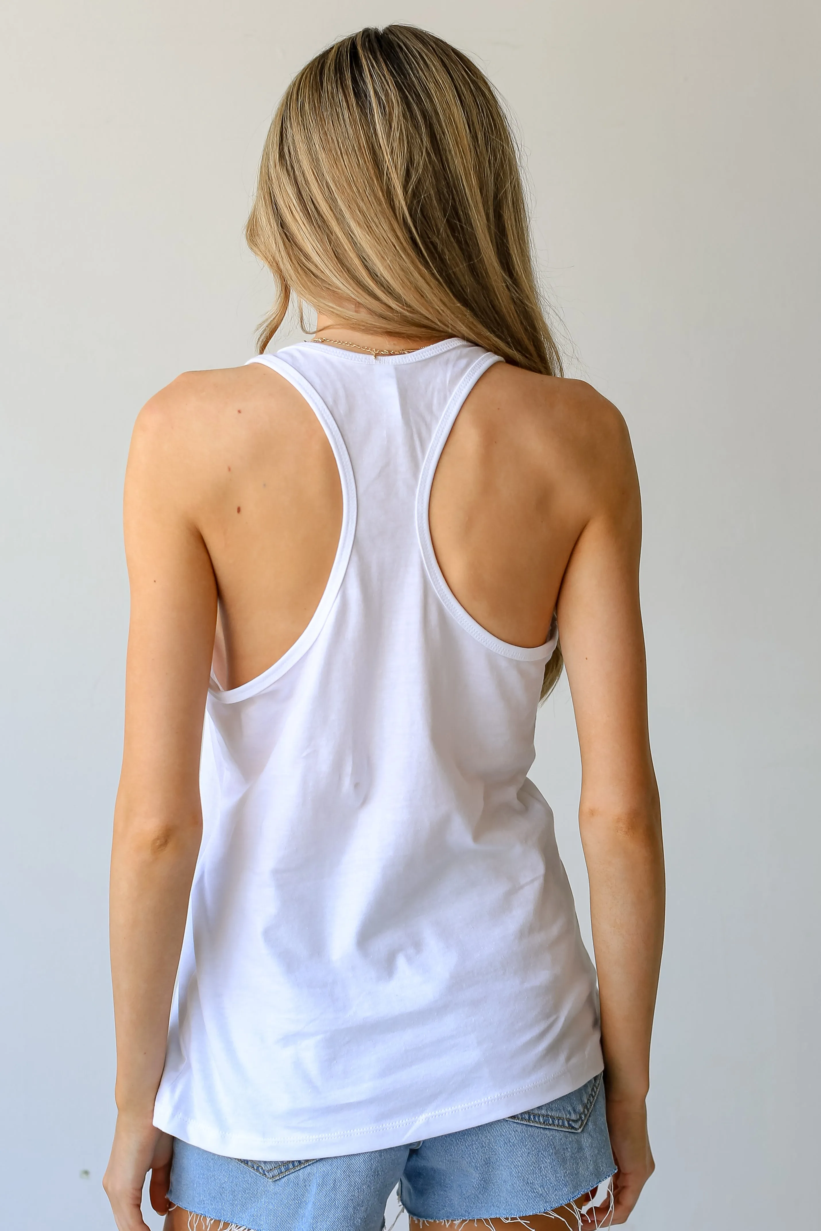 White Chop Chop Tank