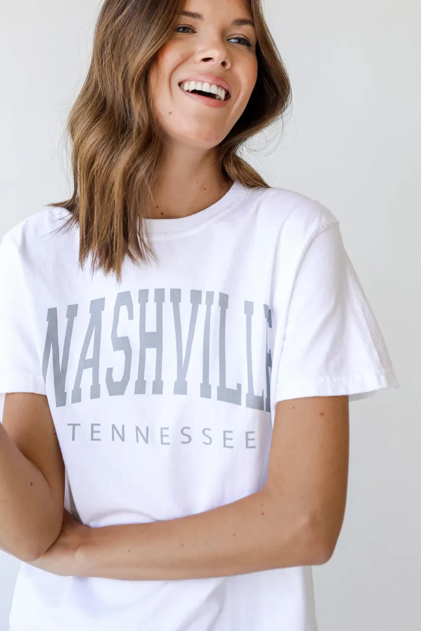 White Nashville Tee