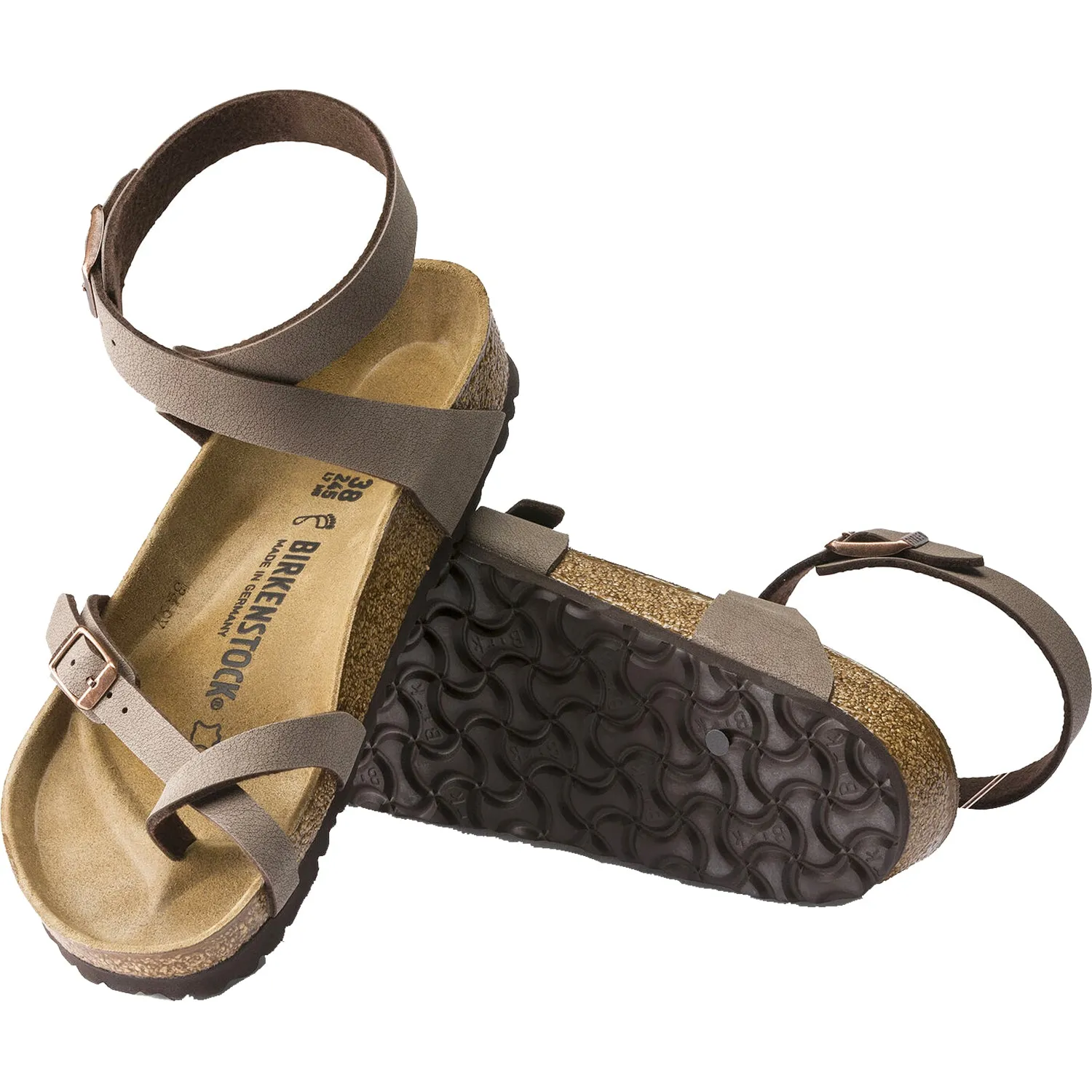 Women's Birkenstock Yara Mocha Birkibuc