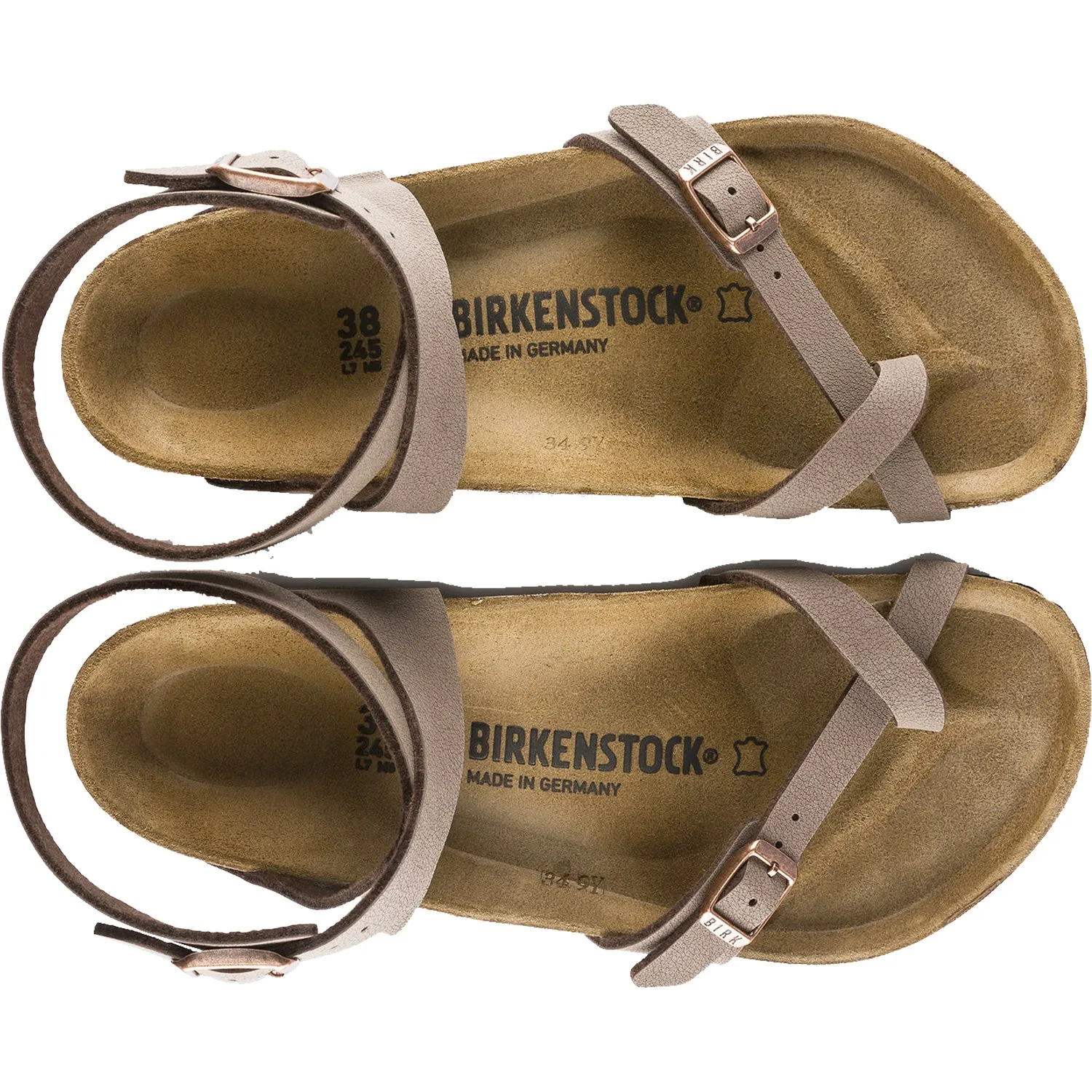 Women's Birkenstock Yara Mocha Birkibuc