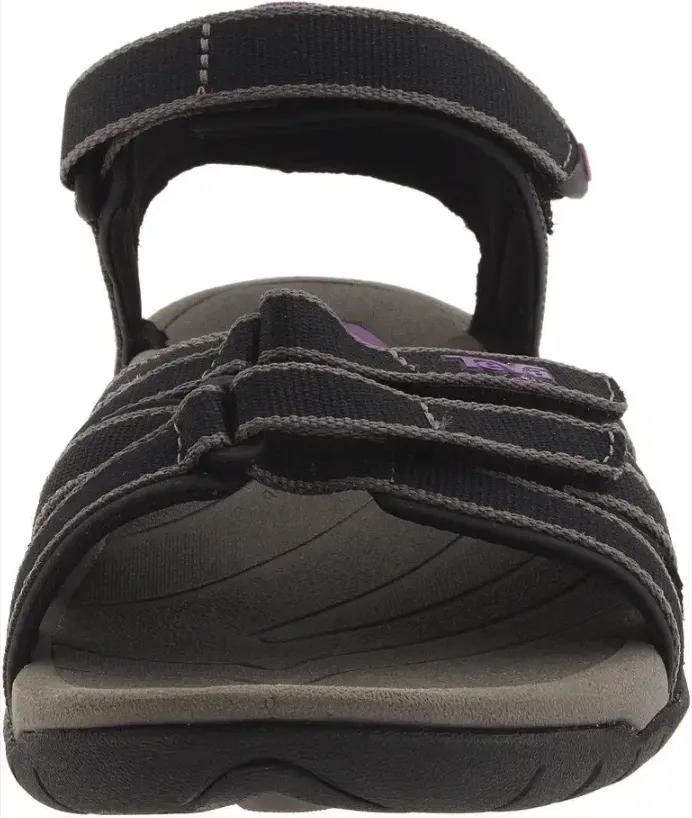 Women's Shoes Teva TIRRA Strappy Sport Sandals 4266 BLACK / GREY