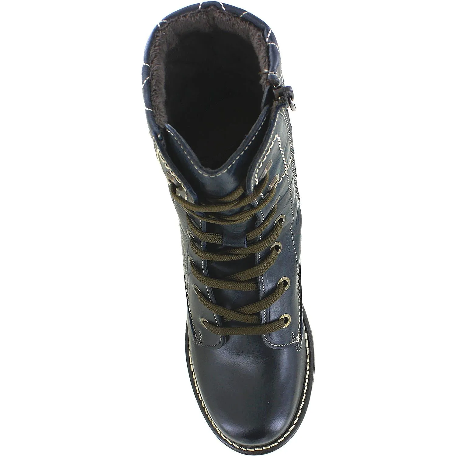 Women's Taos Factor Blue Ink Leather