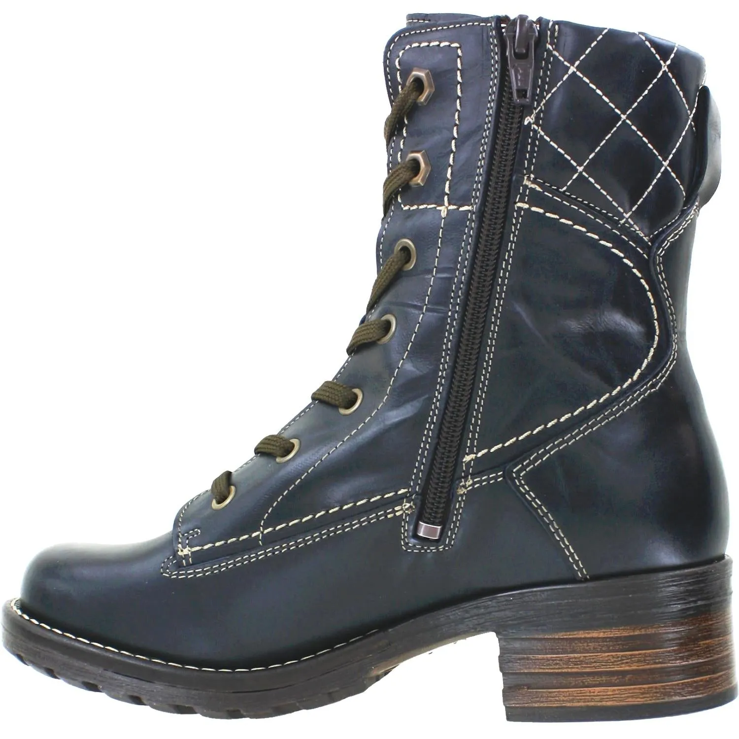 Women's Taos Factor Blue Ink Leather