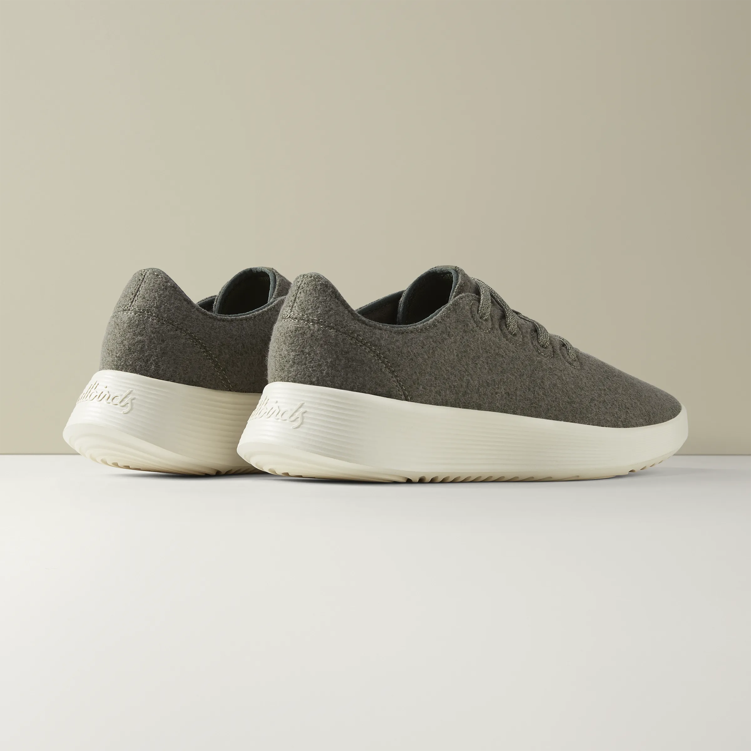 Women's Wool Runner 2 - Rugged Green (Stony Cream Sole)