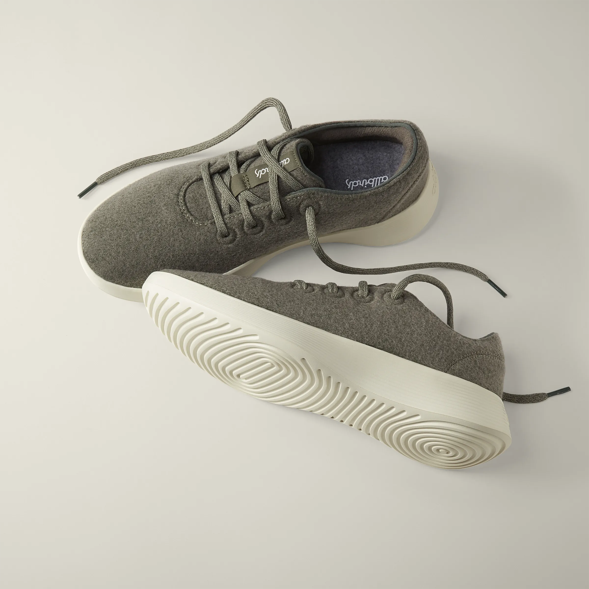 Women's Wool Runner 2 - Rugged Green (Stony Cream Sole)