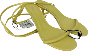 Zara Yellow Heeled Sandals EU 40